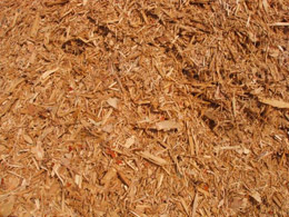 Wood chips from pallets